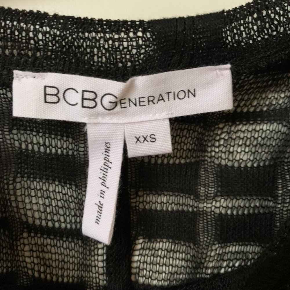 BCBGeneration Knit Sheer Top - Picture 4 of 5